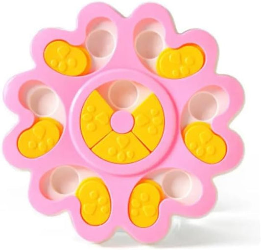 Dog Puzzle Treat Dispenser Interactive Slow Feeder Game for Boredom, Gulping, Mental Stimulation