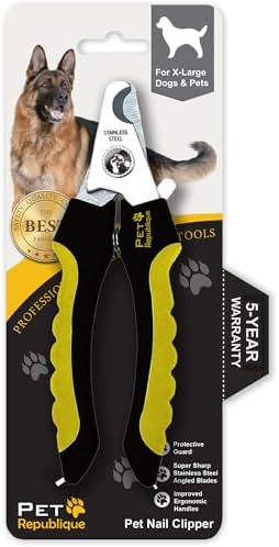 Pet Republique Dog Nail Grinder and Nail Clippers Series Size Option Dogs: Small, Medium, Large Dogs – Dog Claw Trimmer Kit (Clippers Only, Large) by Pet+Republique