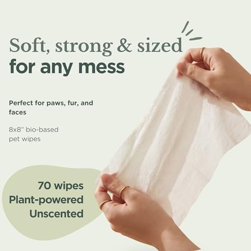 Nina Woof Dog Wipes – Fragrance-Free, Alcohol-Free, Hypoallergenic Pet Grooming Wipes with Aloe Vera, Biodegradable, for Dogs & Cats: Paws, Face, Ears & Butt – 2-Pack (140 Count) - Image 4