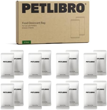 PETLIBRO New Pet Food Desiccant Bag, 8 Packs (16 Bags) for Cat and Dog Food by Unknown
