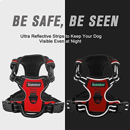 BARKBAY Dog Harness No Pull for Large Dogs Front Back Clips,Dog Vest - Image 5