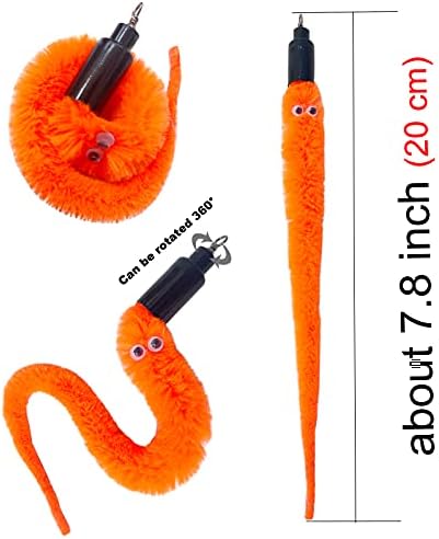 Cat Toy Worm Refills, 24 Pieces Interactive Cat Wand Attachments Worms Toy for Indoor Cats - Image 4