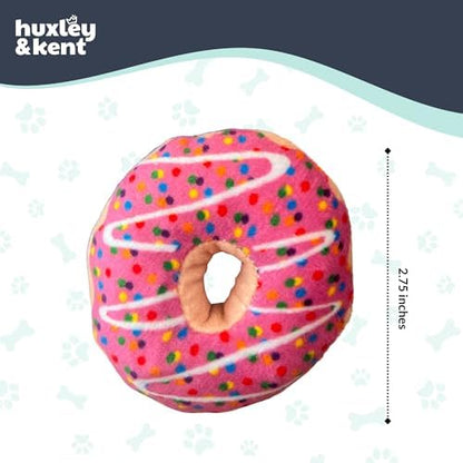 Huxley & Kent Plush Crinkle Catnip Cat Toy, Strawberry Donut - Image 5
