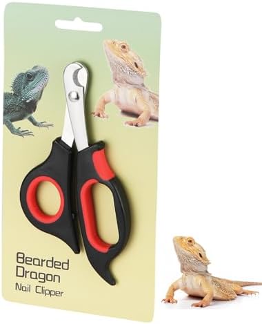 Bearded Dragon Nail Clippers with Precise Angled Edges by KEUYE