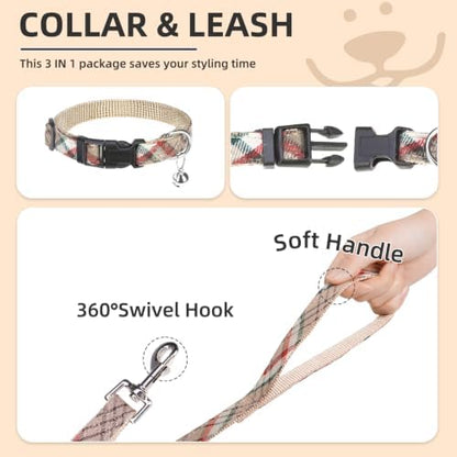 PUPTECK Dog Harness, Collar and Leash Set No Pull for Small Medium Sized - Image 4
