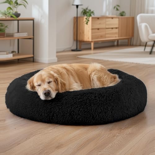 Dog Beds Large Sized Dog and Cats, 32in Pet Beds for Large Pet (Black) - Image 5