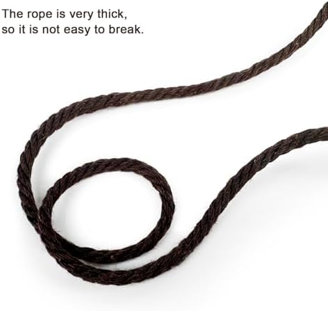 TTcat Natural Wooden Cat Wand Toy with Catnip Plush Mushroom, Thick Unbreakable Rope Interactive Cat Teaser Stick with Bell, Indoor Kitten Boredom Relief Hunting Play Toy for Cats. - Image 4