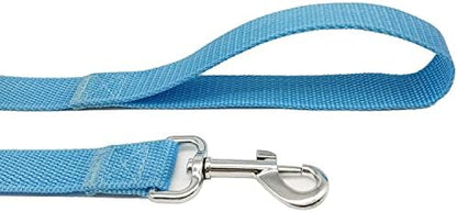 TAIAN 4FT/5FT/6FT Strong Dog Leash, Nylon Dog Leashes for Small Medium Large Dogs (Blue, 1 in x 15 ft) - Image 4