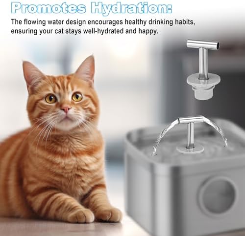 Cat Water Fountain Spout and Holder Compatible with 3.2L/108oz - Image 6