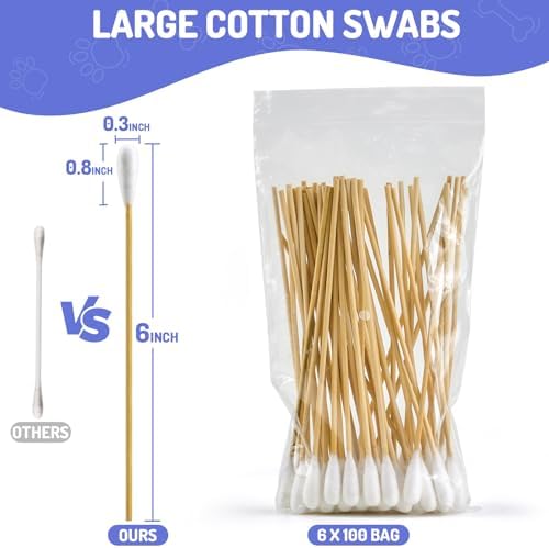 600pcs Professional Dog Ear Swabs, Specially Designed for Dogs - Image 6