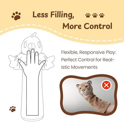Cat Wrestling Glove, 22 inch Cat Puppet Wrestler with 3 Catnip Pouches & 3 Layer Resistant Protection, Interactive Cat Toy with Removable Bell for Boredom Relief & Mental Stimulation, Chicken - Image 4