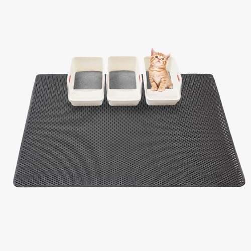 Extra large Cat Litter Mat, XXL 47x36in, Cat Litter Box Mats Extra Large by Unknown