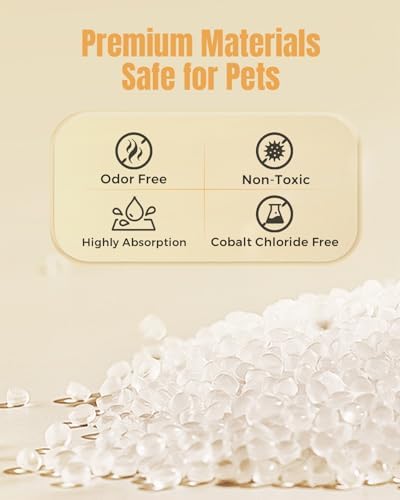 8 Pack Pet Food Desiccant Bag with Color Indicating for Automatic Cat Dog Feeder, Desiccant Packs Replacement Compatible with Petlibro, Keep Food Dry & Fresh(Individually Packaged) - Image 3