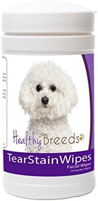 Healthy Breeds Bichon Frise Tear Stain Wipes 70 Count by HealthyBreeds