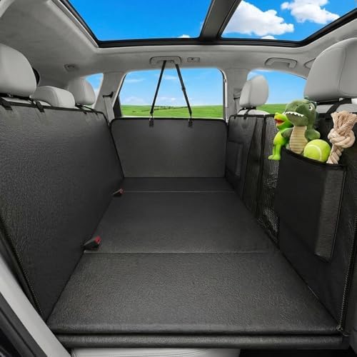 Victoper Dog Car Seat Cover, 600D Heavy Dute Car Seat Cover for Dogs Pets,100% Waterproof Anti-Scratch Nonslip Dog Hammock for Cars, Hard Bottom Seat Covers Protector for Sedan SUV Truck PU Leather by Victoper