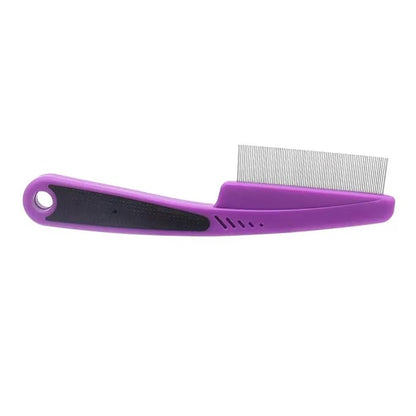 3 Pack Dog Combs Cat Comb Flea Comb Professional Grooming Tool for Long and Short Haired Dog Cat and other pets Stainless Steel Dog Cat Grooming Combs with Rounded Tooth for Remove Fleas Lice Eggs