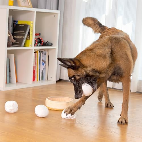 Sedioso Dog Squeaky Toys, 5-Pack Interactive Dogs Toy, Stuffed Dog Chew Toys, Durable Plush Toy for Puppy, Small, Middle, Large Dogs - Image 4