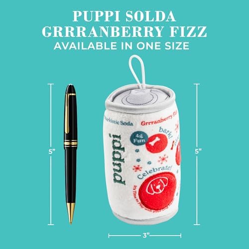 Haute Diggity Dog Puppi Plush Dog Toy, Drink Parody Stuffed Chew Toys - Image 3