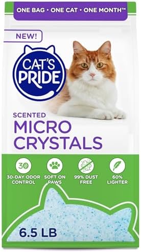 Cat's Pride Micro Crystals Litter with 30-Day Odor Control Scented 6.5lb by CatsPride