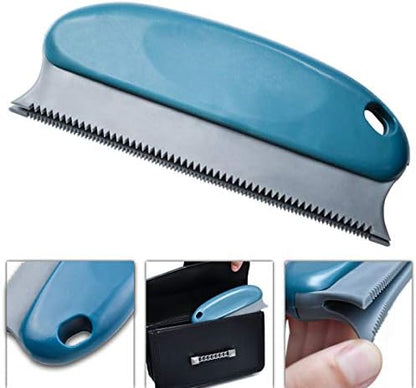 TTSAM Pet Hair Remover Brush ABS Double Serrated Structure Pet Hair Detailer for Car Interiors Furniture Carpet Couch Sofa Bed Clothes Blinds Cat & Dog Hair lint Remover Brush - Image 3