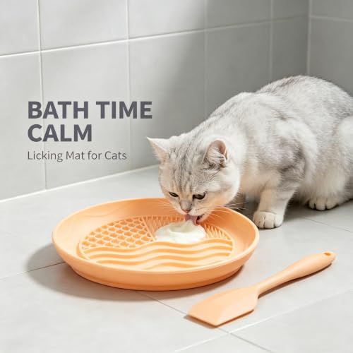 2 Pack Dogs Cats Lick Mat, Silicone Slow Feeder with Suction Cups - Image 7