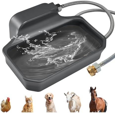PETTEN Auto Fill Dog Water Bowl, Outdoor 1Gal/3.75L Automatic Dispenser by PETTEN