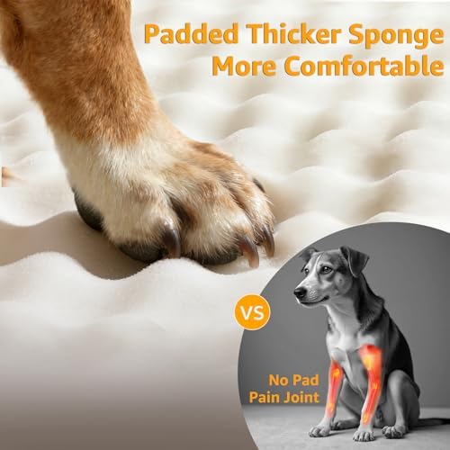 PETICON Large Dog Car Seat, Back Seat Extender for Pets with Hard Bottom - Image 3