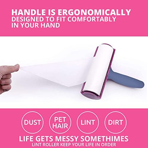 WBM Home Lint Roller for Pet, Extra Sticky Dog & Cat Hair Removal, Couch, Clothes, Furniture, 60 Sheets - Image 3