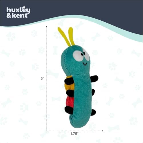 Huxley & Kent Plush Cat Toy - Interactive Catnip Toy for Cats & Kittens - Soft with Crinkle & Catnip - Fun Indoor Play - Caterpillar - Image 5