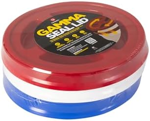 Vittles Vault Gamma Seal Lid 3pk Combo, Red, White and Blue by Gamma2