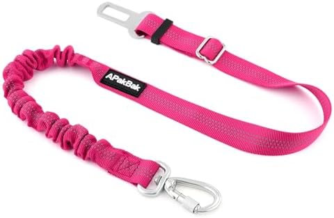 Dog Seat Belt for Car, Car Harness with Locking Aluminum Hook by Fortheloveofpets