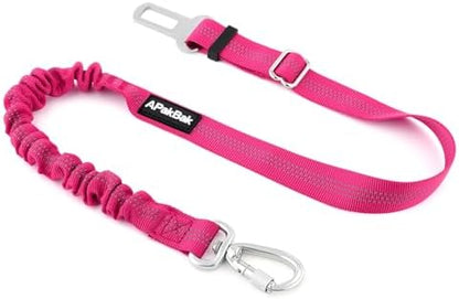 Dog Seat Belt for Car, Car Harness with Locking Aluminum Hook by Fortheloveofpets
