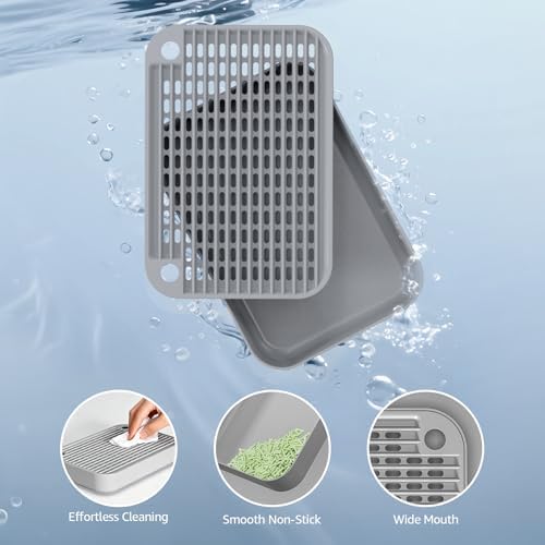 Litter Box Step, Litter Box Ramp/Catcher with Filter Function,Anti-Tracking - Image 5