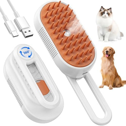 SILVLF Cat Steam Brush, Foldable Handle for Cats and Dogs,Anti-Static by Unknown