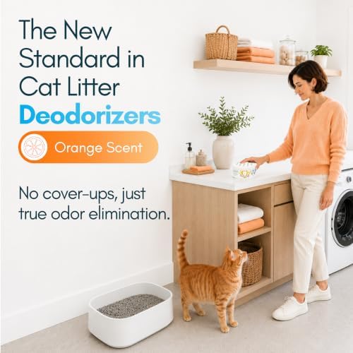 Litter Box Magic Cat Litter Deodorizer Gel, Orange Scent, 16 Oz, Pack of 1 - Image 2