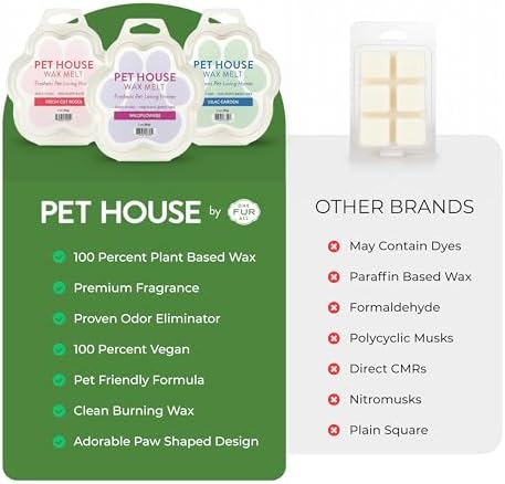 Fresh Citrus Wax Melts Plant-Based Wax, 2 Pack Pet House - Image 4