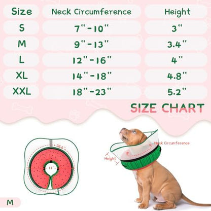 Supet Raised Inflatable Dog Cone Collar to Stop Licking, Soft Dog Cone Alternative After Surgery, Pet Neck Donut Collar for Small Medium Large Dogs - Image 6