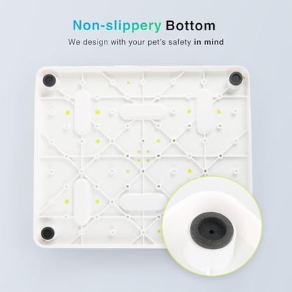 ALL FOR PAWS Interactive Cat Puzzle Feeder, Slow Feeder with Teaser Ball, Treat Maze Feeder & Brain Toy, Mentally Stimulating Enrichment Toy for Kittens & Indoor Cats - Image 6