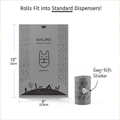 SVD.PET 2-Pack Pet Retractable Waste Bag Dispensers, Black & Primrose Pink - Image 5