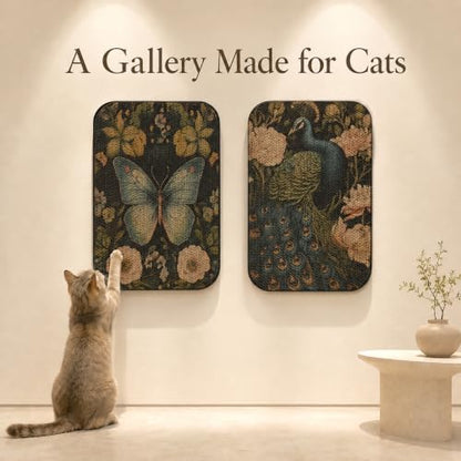 2 Pack Cat Wall Scratcher, Art Cat Scratching Board for Cats - Image 6