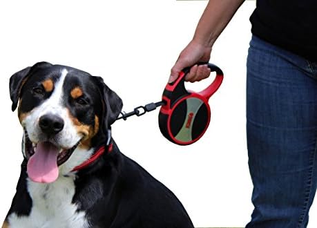 Alcott Kong Terrain Retractable Dog Leash, Medium, Black, 16' Long - Image 7