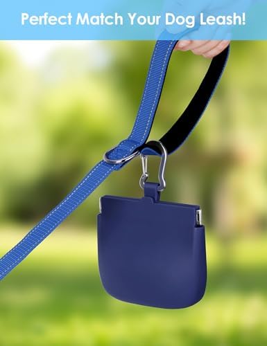 1 Cup Silicone Dog Training Treat Pouch (Blue) - Image 4