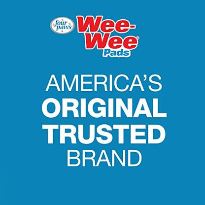 Four Paws Wee-Wee Odor Control with Febreze Freshness Pee Pads for Dogs & Puppies, Leak-Proof Dog Housebreaking Potty Training Floor Protection, Spring Fresh Scent, 22" x 23", 50 Count - Image 2