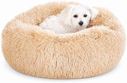 Whiskers & Friends Cat Beds for Indoor Cats & Small Dog, Fluffy Cat Bed by WhiskersFriends