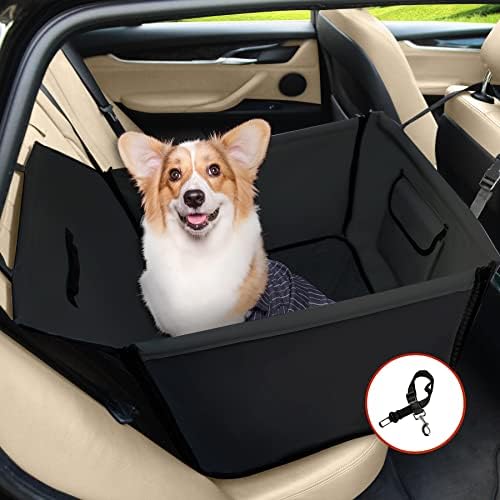 Medium Dog Car Seat - Scratchproof Waterproof Booster Seat for Large Dogs, SUVs, Cars & Trucks - 19" x 23" x 19" - Image 2