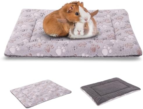 BVAGSS Reversible Dog Crate Pad, Memory Foam Pet Bed Mat, Soft Warm Machine Washable Sleeping Kennel Mattress for Small Medium Dogs XH079 (21''x13''x1.6'',Grey Paw) by BVAGSS