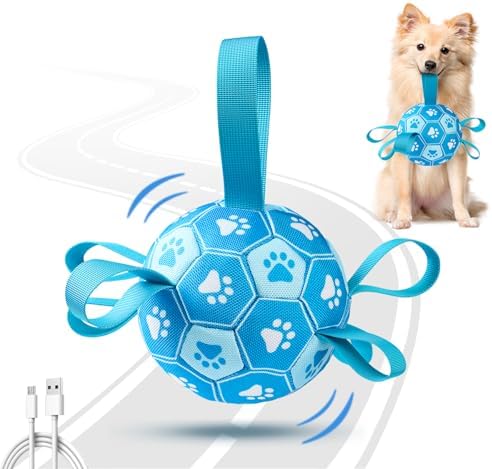 Interactive Dog Toys Dog Soccer Ball to Keep Them Busy(Blue) by Unknown