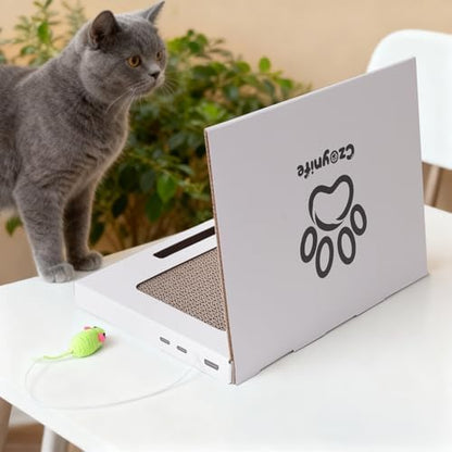 Cat Laptop Scratcher, Cat Scratcher Cardboard, Interactive Toys, Kitten Supplies and Stuff for Indoor Cats - Image 7