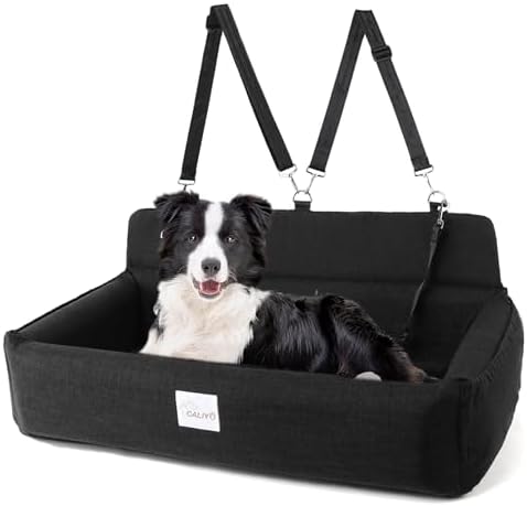 Medium to Large Dog Car Seat，Suitable for All Dog Breeds, Memory Foam Booster Cushion，Waterproof and Washable Pet Car Bed by OFFICIALGERMANBRANDTANTOMI