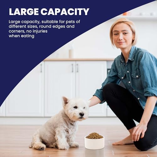 SPOT Ceramic Stoneware- Pet Bowl for Cats, Kittens and Mini Dogs, Classic Heavy Duty Non-Slip Ceramic Bowl for Food and Water -2.75in Diameter - Image 2